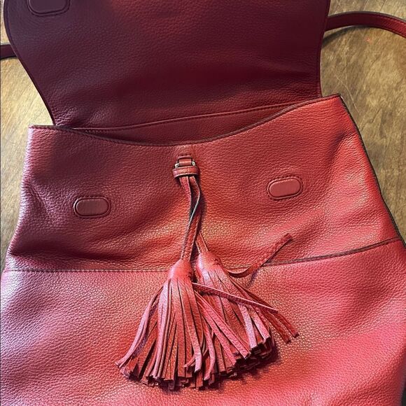 Tory Burch Red Thea Leather Backpack main image 4
